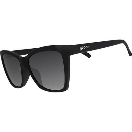 Goodr - New Wave Renegade Polarized Sunglasses - Black/Black Gradient