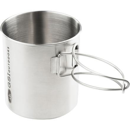 GSI Outdoors - Glacier Stainless Bottle Cup/Pot - Stainless Steel