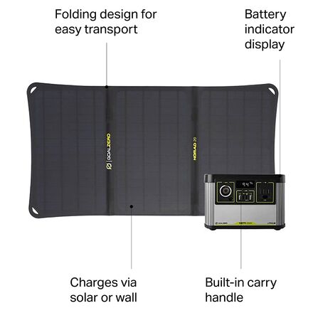 Goal Zero - Yeti 200X + Nomad 20 Solar Generator Kit