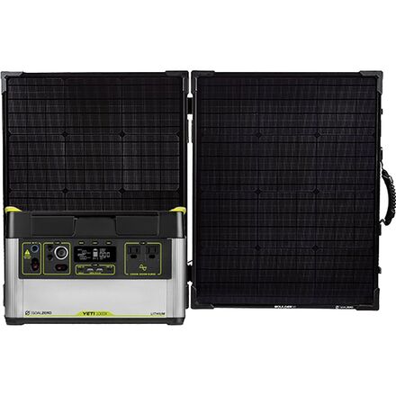 Goal Zero - Yeti 1000X + Boulder 100 Briefcase Solar Generator Kit - One Color