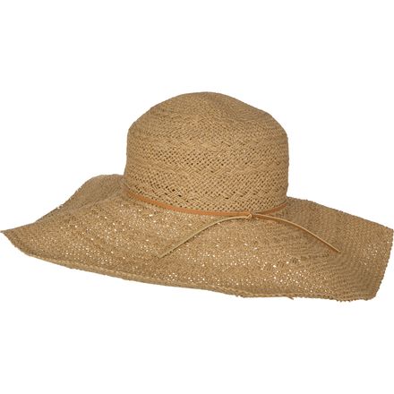 Hat Attack - Toast Braided Sun Hat with Vachetta Trim