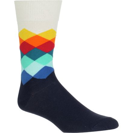 Happy Socks - Faded Diamond Socks