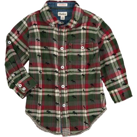 Hatley - Bonded Plaid Shirt - Long-Sleeve - Toddler Boys'