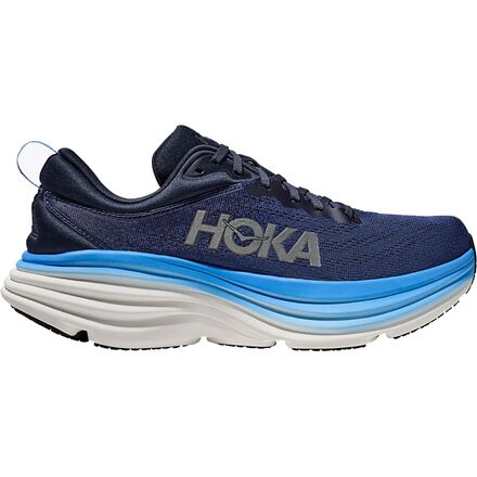 HOKA - Bondi 8 Wide Running Shoe - Men's - Outer Space/All Aboard