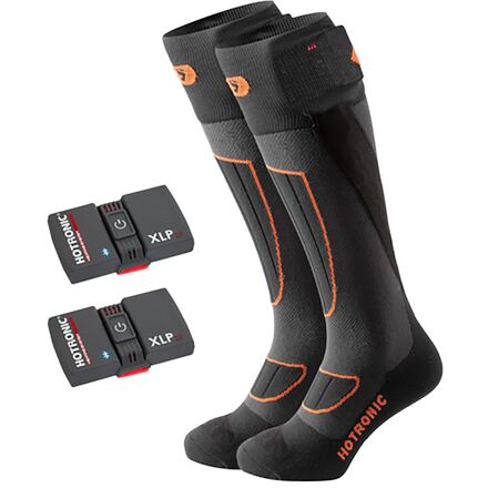 Hotronic - XLP 2P BT Surround Comfort Heat Sock Set - Black/Orange