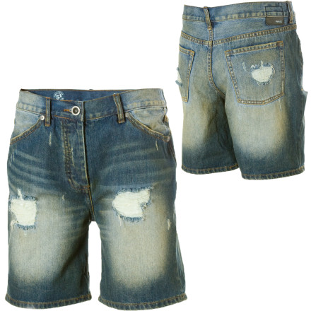 Hurley 51 Boyfriend Denim Short Womens
