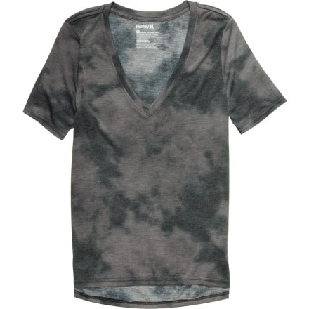 Hurley - Solid Cloud V-Neck T-Shirt - Short-Sleeve - Women's