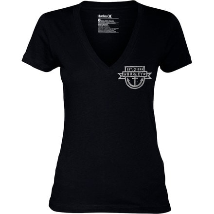 Hurley - Rough Seas Perfect V-Neck T-Shirt - Short-Sleeve - Women's