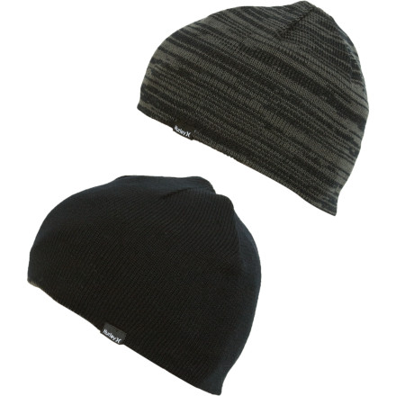 Hurley Space Dye Reversible Beanie Hurley Space Dye Reversible Beanie