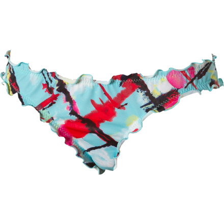 Hurley Chaos Ruffle Hipster Bikini Bottom - Women's