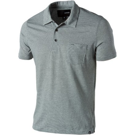 Hurley Staple Mini Stripe Polo Shirt - Short-Sleeve - Men Hurley Staple Mini Stripe Polo Shirt - Short-Sleeve - Men