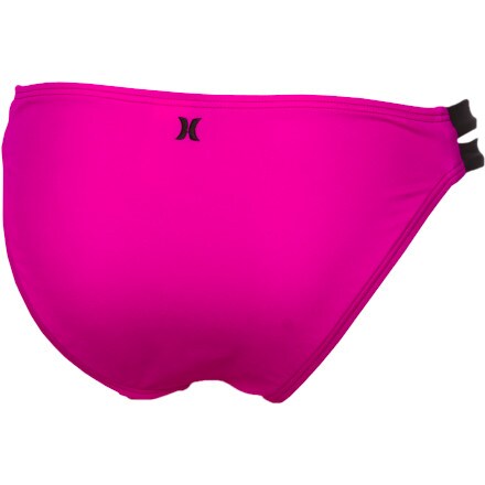 Hurley - One & Only Solids Strap Side Bikini Bottom - Women's