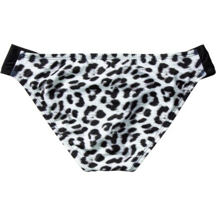 Hurley - Leopard Aussie Tab Side Bikini Bottom - Women's