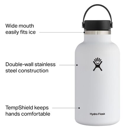 Hydro Flask - 64oz Wide Mouth Flex Cap 2.0 Water Bottle