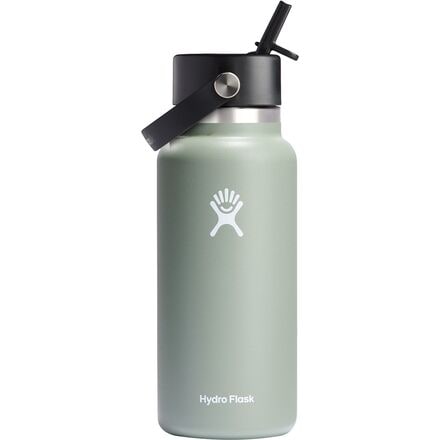 Hydro Flask - 32oz Wide Mouth Flex Straw Water Bottle - Agave