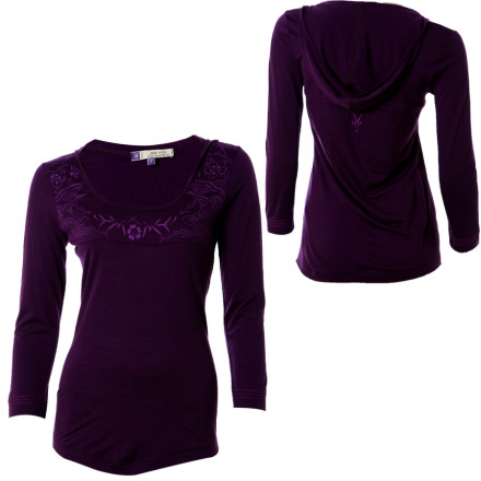 Ibex Crane Hooded Top 34 Sleeve Womens