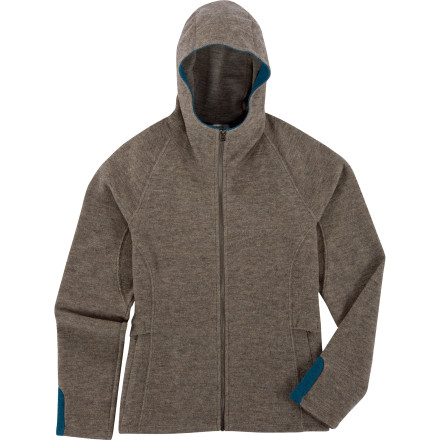 Ibex Carrie Full Zip Hooded Sweater Womens