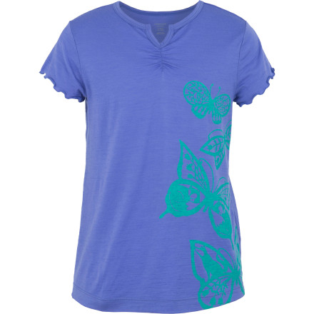 Icebreaker - Moxie Butterflies T-Shirt - Short-Sleeve - Toddler Girls'