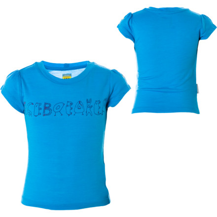 Icebreaker BodyFit150 Animal Alphabet T Shirt Short Sleeve Toddler Girls