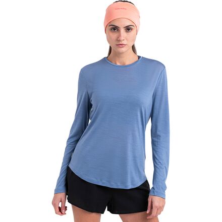 Icebreaker - Merino 125 Cool-Lite Sphere III Long-Sleeve T-Shirt- Women's - Kyanite