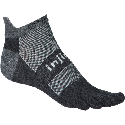 Injinji - Run Original Weight NuWool No-Show Toe Sock