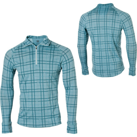 IO Bio Merino Contact 14 Zip Shirt Long Sleeve Mens