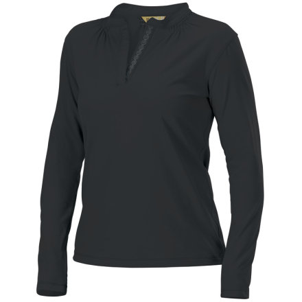 Isis Curly Q Placket Top Long Sleeve Womens