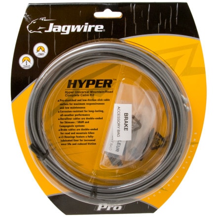 Jagwire - Hyper Complete Brake & Derailleur Kit - 1.1mm/1.5mm Cable