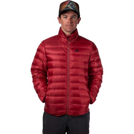 Jones Snowboards - Re-Up Down Puffy Jacket - Men's - Safety Red