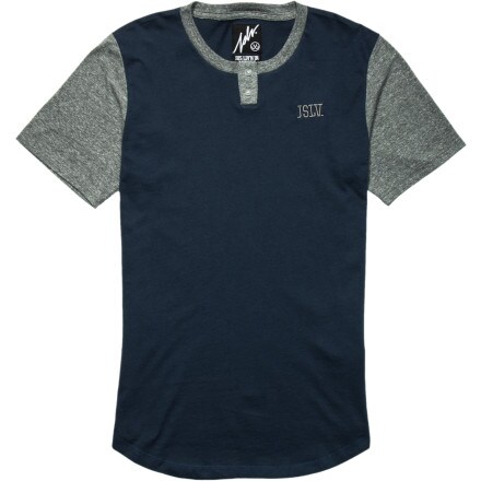 JSLV - Standard Henley Shirt - Short-Sleeve - Men's