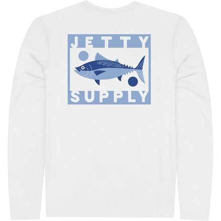 Jetty - Beach Tuna UV Long-Sleeve T-Shirt - Men's - White