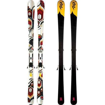 K2 T Nine Burnin Luv Ski w/ Marker ERS 11.0 TC Binding - Women's