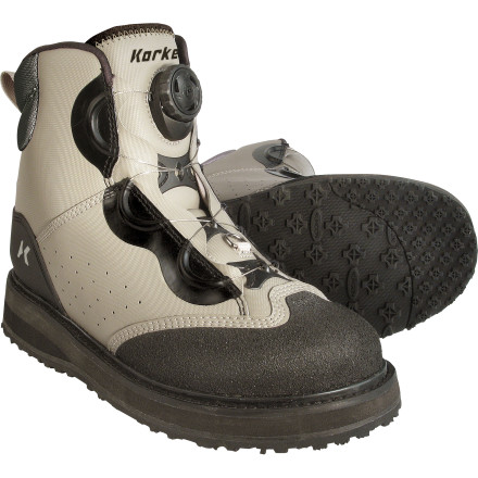 Korkers Chrome Fixed Kling-On Wading Boot - Men Korkers Chrome Fixed Kling-On Wading Boot - Men