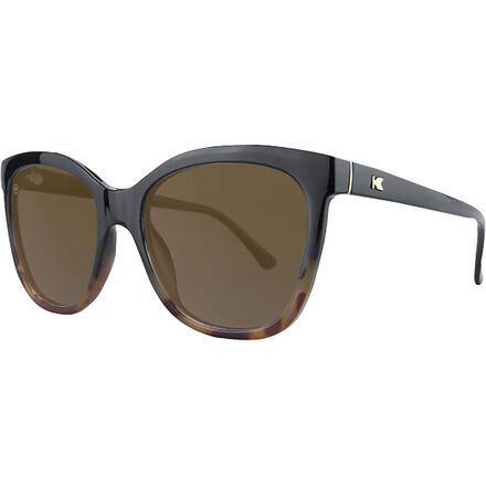 Knockaround - Deja Views Polarized Sunglasses - Glossy Black & Blonde Tortoise Shell Fade