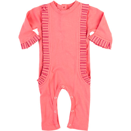 Kate Quinn Organics - Pleated Ruffle Jumpsuit - Infant Girls'