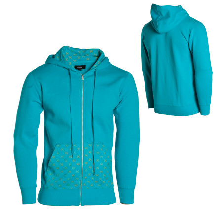 KR3W Khrome Full-Zip Hooded Sweatshirt - Men's