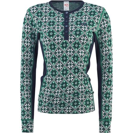 Rose Long-Sleeve Crew Top - Women's