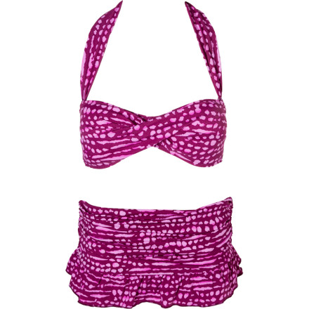 Leilani Congo Dot Bermuda Bikini Womens