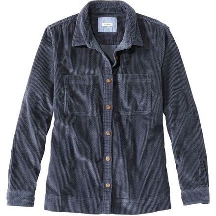 Comfort Corduroy Relaxed Long-Sleeve Regular Shirt - Women's