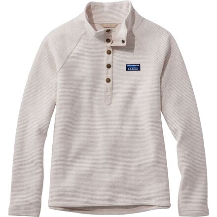 Lakewashed Double-Knit 1/4 Snap Regular Pullover - Women's