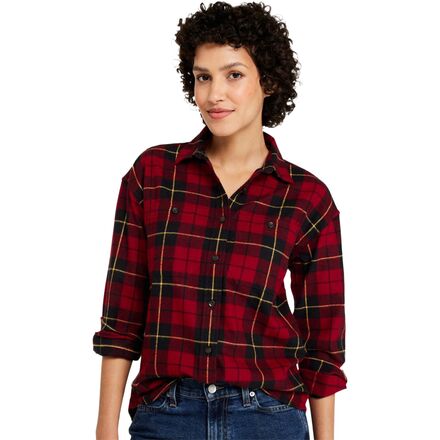 Scotch Plaid Heritage Boyfriend Regular Shirt - Women's