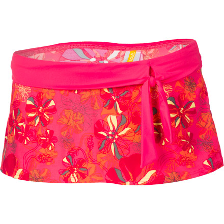 Lole Grenada Short Bikini Bottom - Women's Bubble Gum Peony, S