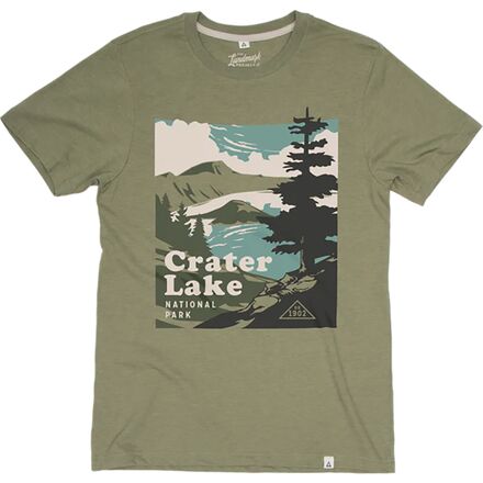 Landmark Project - Crater Lake National Park Short-Sleeve T-Shirt - Cactus
