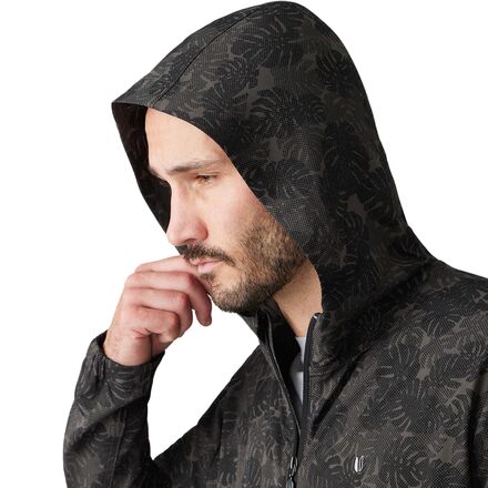 Linksoul - Solana Full-Zip Print Hooded Windbreaker Jacket - Men's