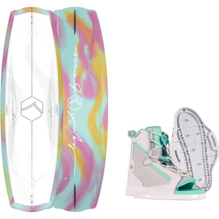 Liquid Force - Angel Wakeboard + Plush Boot Combo - One Color