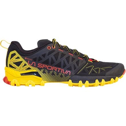La Sportiva - Bushido II GTX Trail Running Shoe - Men's - Black/Yellow
