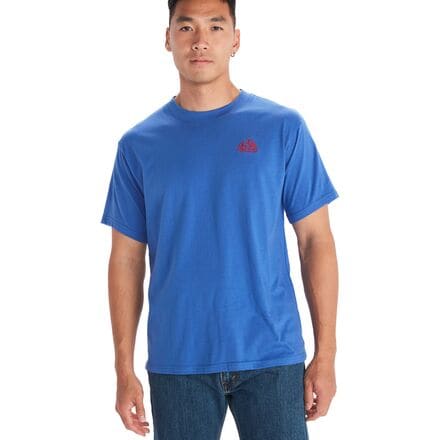 Marmot - Peaks T-Shirt - Men's - Trail Blue