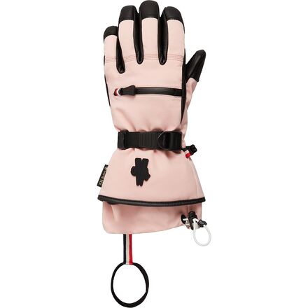 Moncler Grenoble - Technical Leather Ski Gloves - Women's - Pink