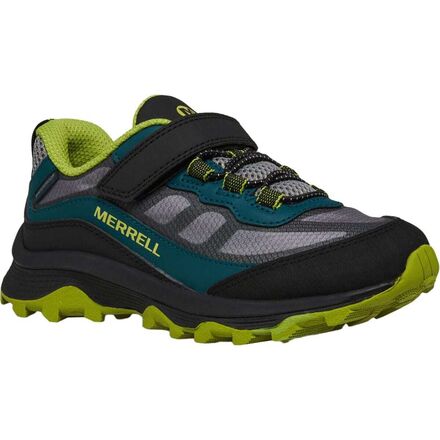 Merrell - Moab Speed Low A/C Waterproof Shoe - Kids' - Deep Green/Black