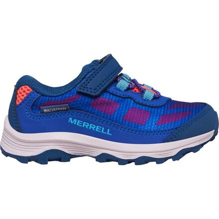 Merrell - Moab Speed Low A/C Waterproof Shoe - Toddlers' - Blue/Berry/Turquoise